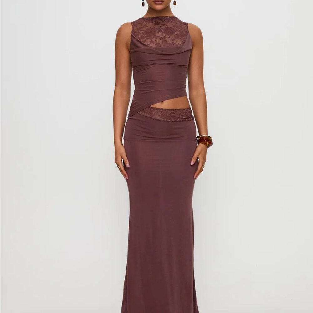 Princess Polly Brown Maxi Dress
